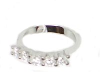 Anello Lorenza Gioielli Donna Montatura A Quattro Punte in Oro Diamante 0.98 Ct AN20 BR0,98-16 - AN20 BR0,98-16